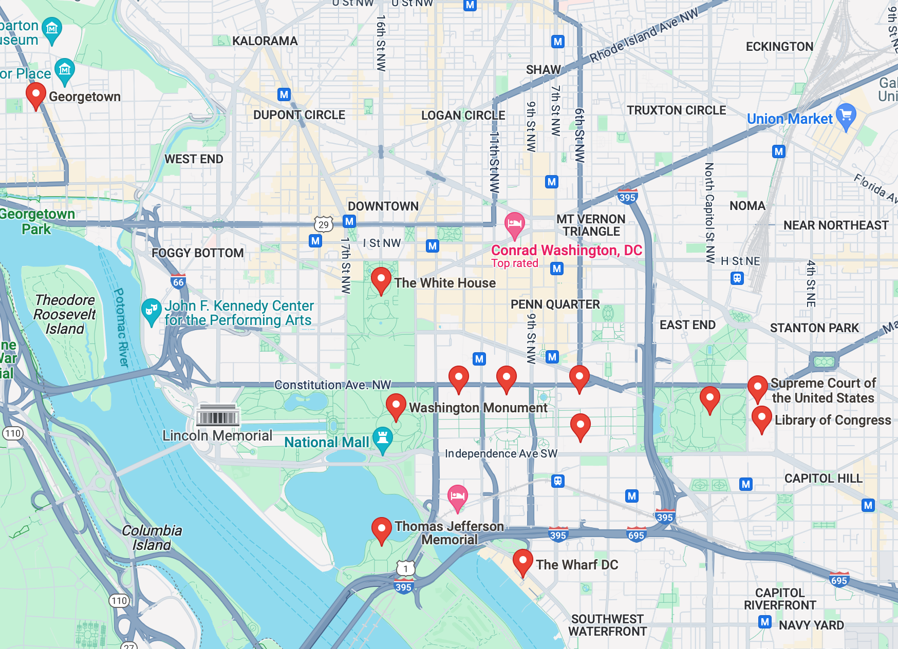 DC Map